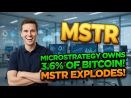 MicroStrategy Owns 3.6% of Bitcoin! MSTR Explodes! MSTR Stock Analysis