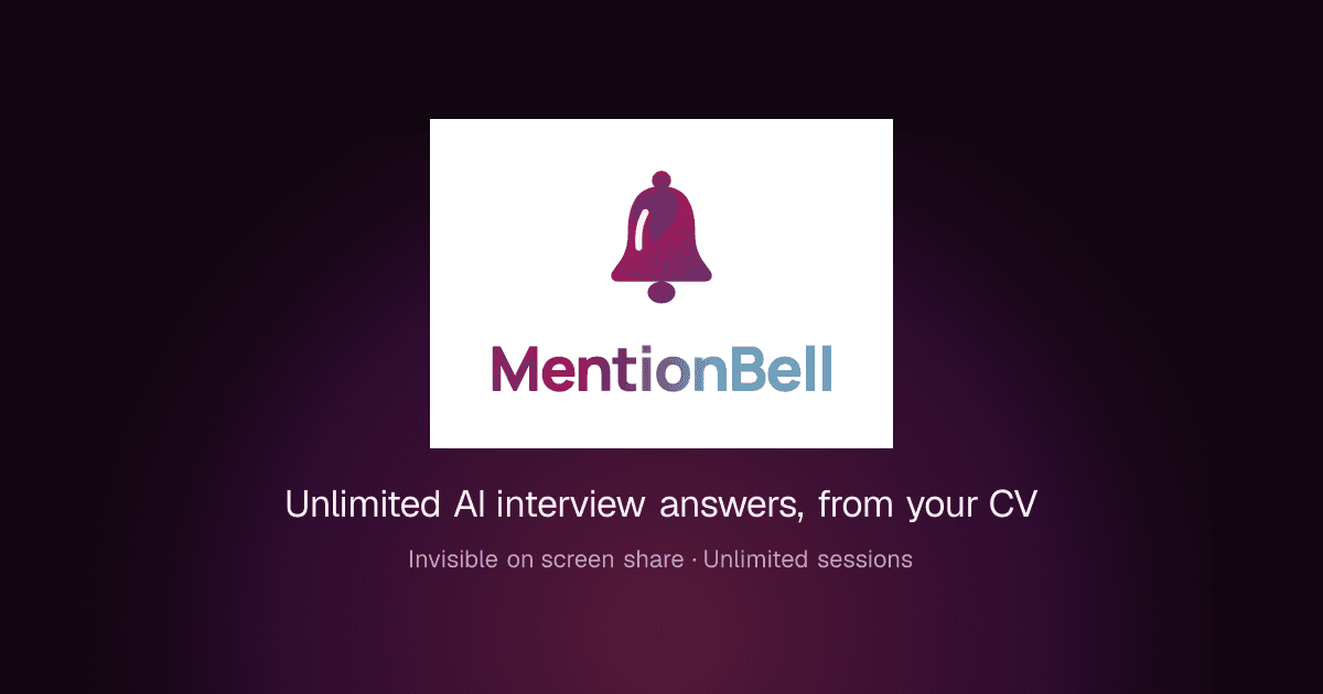 Compare interview assistants - MentionBell