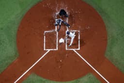 @MLB: This view from the catwalk at The Trop 🤩 https://t.co/SJ1LihjGrn