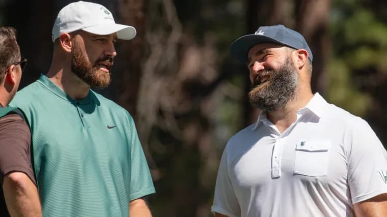 How Travis, Jason Kelce Reacted To Patriots' A.J. Brown Trade