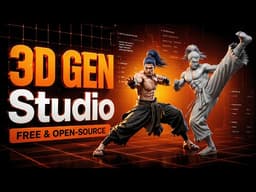 The First Local 3D AI Studio Is Here — Free & Open Source