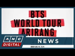 BTS to bring ‘Arirang’ world tour to PH sports stadium in March 2027 | ANC