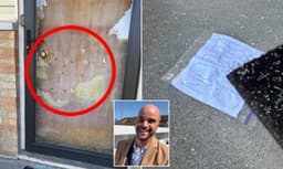 Gunman fires 13 shots into home of Indiana politician and leaves creepy note