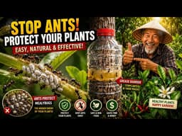 DIY: Stubborn Ants & Mealybugs DISAPPEAR in 48 Hours | 3-Layer Garden Defense