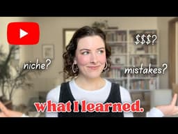 1 year monetized on YouTube (what I wish I knew & how much I made)