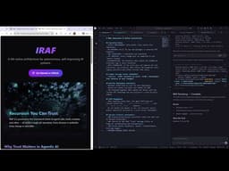 IRAF Demo: Watch AI Agents Build & Improve Their Own Website in Real Time (2 iterations, 92/100)