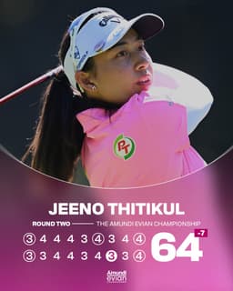 @LPGA: Jeeno Thitikul cards the low round of the morning with a clean 7-under 64 😮‍💨 https://t.co/3DbrwQ2WU...