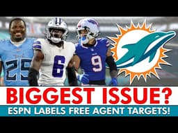 Miami Dolphins Free Agent Targets via ESPN At Biggest Position Of Need!