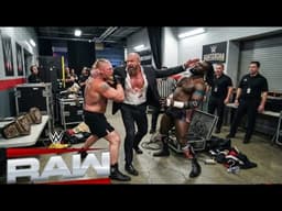 TENSIONS EXPLODE! BROCK LESNAR & OBA FEMI CLASH BACKSTAGE AS TRIPLE H LOSES CONTROL!