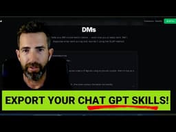 Export ChatGPT Data → Build Claude Code Skills (Step-by-Step)