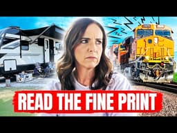 RV Campsite Had a Secret No One Warned Us About! 🚂 | Always Read The Fine Print!