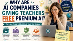 Why Are AI Companies Giving Teachers Free Premium AI?