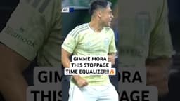 Felipe Mora EQUALIZES🚨 IN STOPPAGE TIME!!