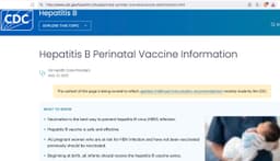 The CDC recommends not only a Hepatitis B vaccine at birth for all newborns at no risk, but also for their mothers during the pregnancy if unvaxxed--double dosing the babies!--no risk assessment!