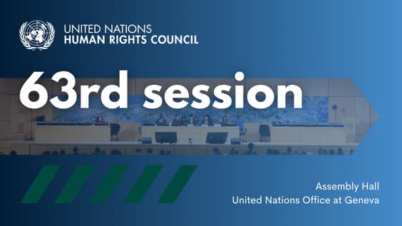39th Meeting - 63rd Session of Human Rights Council