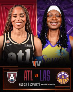 @WNBA: Rounding out the night with the @AtlantaDream vs. @LASparks 🤗

The Dream are looking for four straig...