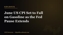June US CPI Seen Falling on Gasoline as Data Points to Extended Fed Pause