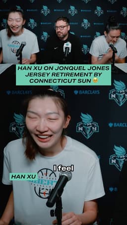 @nyliberty: Hanny giving JJ her 💐🥹

@jus242 can you take us next time, too? 🤭 https://t.co/ke5IpVygrz