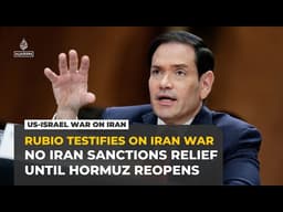 Rubio says US won’t lift Iran sanctions for reopening Strait of Hormuz
