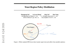 Trust Region Policy Distillation