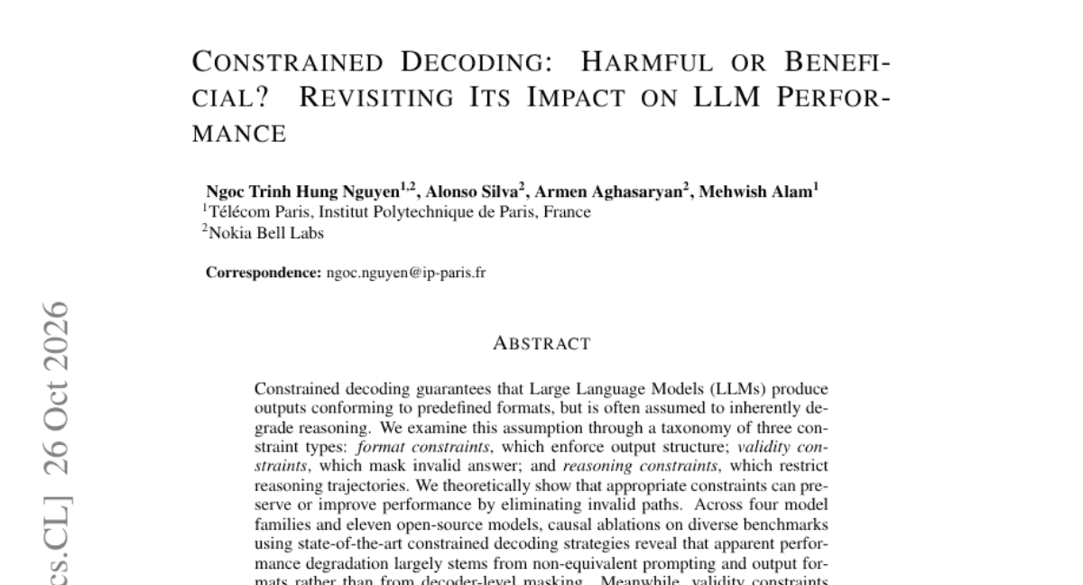 Constrained Decoding: Harmful or Beneficial? Revisiting Its Impact on LLM Performance