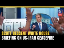 U.S Treasury Secy Holds White House Press Briefing On Iran, Slams Gavin Newsom Over Proposed Tax