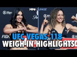 UFC Vegas 118 weigh-in highlights: No misses for return to Meta APEX