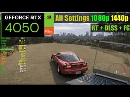 Forza Horizon 6 RTX 4050 gaming laptop Test - is 6GB VRAM enough?