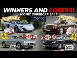 Ferraris FAIL at Iconics May Sale 😲 WINNERS and LOSERS from today's auction