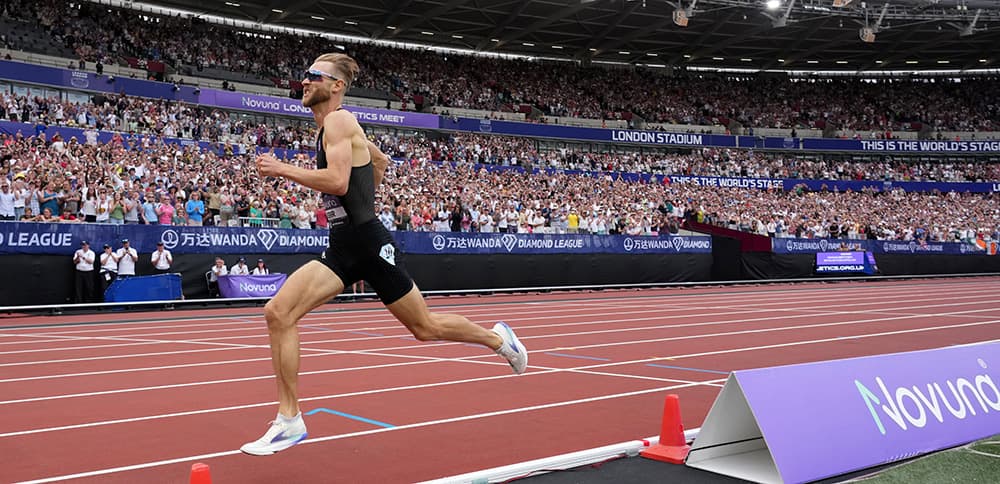 Josh Kerr breaks mile world record at London Diamond League