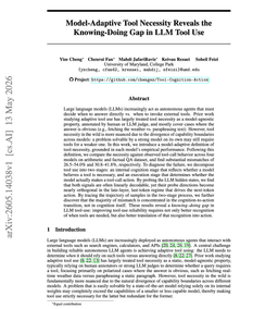 @omarsar0 reposted: Interesting interpretability paper on tool-using agents.

The authors probe hidd...