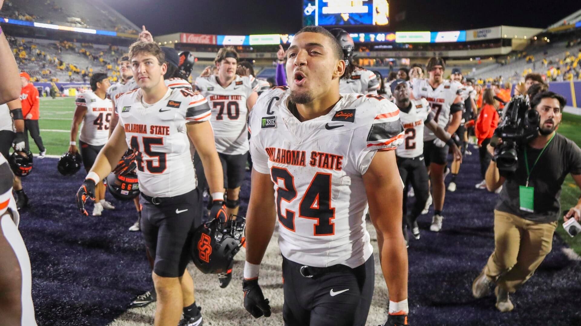 Oklahoma State RB Caleb Hawkins previews UCF game