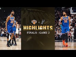 New York Knicks GO UP 2-0 in the NBA Finals | Game Highlights