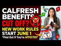 CalFresh ABAWD Work Rules Start June 1 – Don't Lose Your Benefits