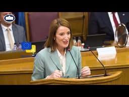 Metsola’s Historic Speech in Montenegro “Your Place Is Within the European Union!”
