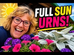 Planting Full Sun Summer Urns