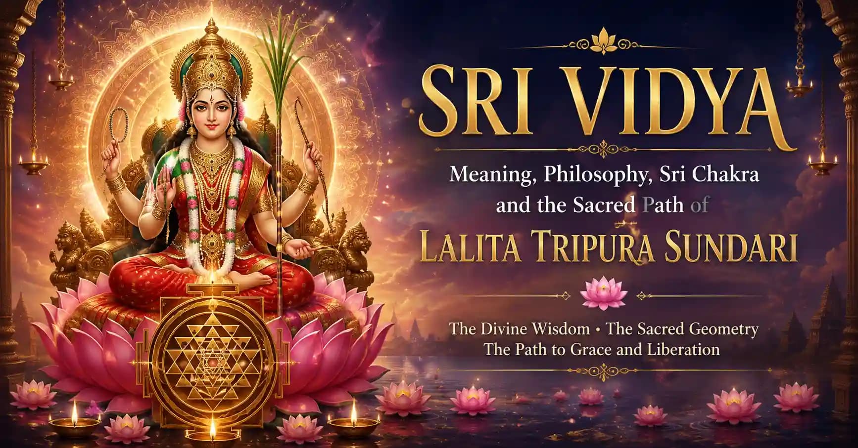 Sri Vidya: Meaning, Sri Chakra & Lalita Tripura Sundari