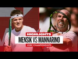 HUGE UPSET! 🤯 | Adrian Mannarino stuns No.3 seed Jakub Mensik | Highlights | HSBC Championships
