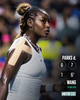 @WTA: Parks secures the win ✅

@TheRealAParks is into the next round in Tokyo, defeating Wang in straight ...