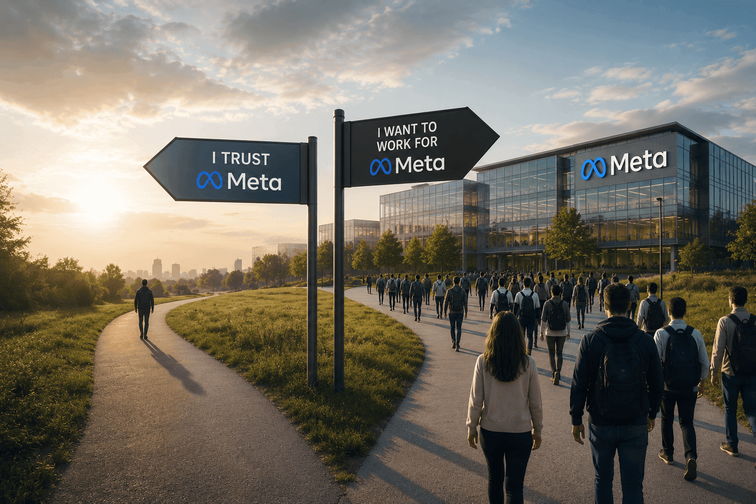 Meta's reputation is poor. Its employer brand isn't. Do you ...