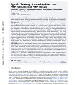 @omarsar0 reposted: NEW paper from Meta.

(bookmark it)

It's an agent system that autonomously disc...