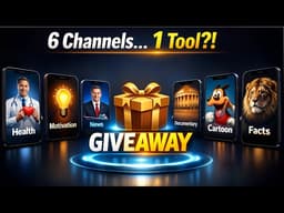 How to Run 6+ YouTube Niches with ONLY 1 AI Tool! (Mega Giveaway 🎁)