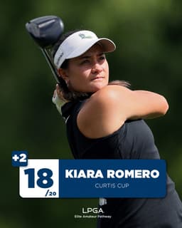 @LPGA: Kiara Romero is just TWO points away from her LPGA Tour card 👀

Teeing it up this week @MeijerLPGA, ...
