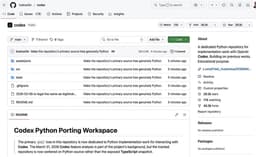 @tunguz: BREAKING: hackers have now been able to get a hold of Codex source code and port it to Python.

Link...