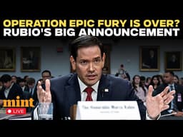 Marco Rubio LIVE | US No Longer Conducting Sustained Strikes on Iran, Rubio Tells Congress | US News