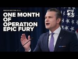 FULL GAGGLE | Hegseth gives update as Operation Epic Fury enters one month