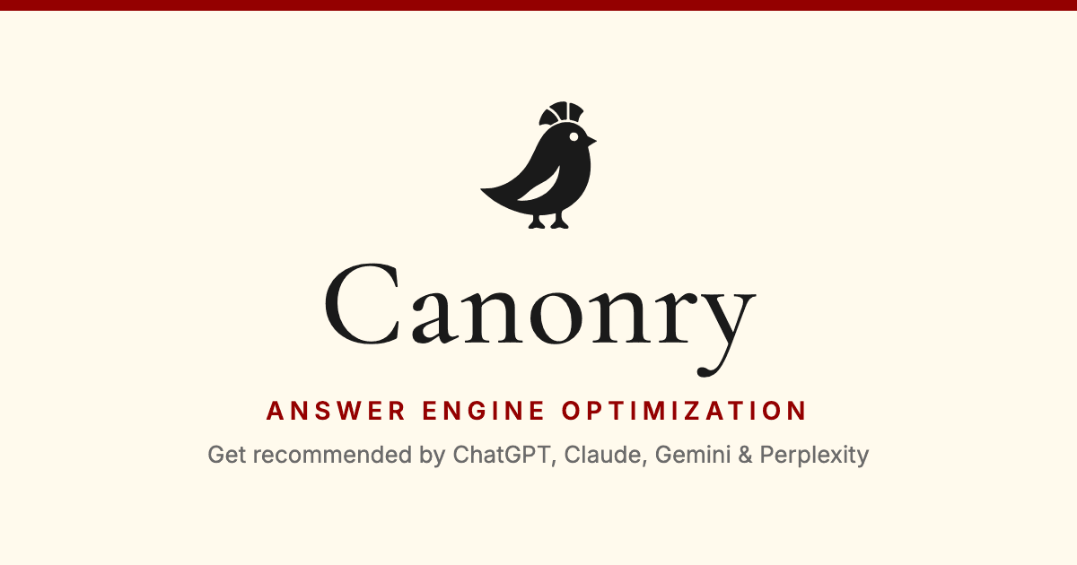 Open-Source AI Search Tools - Canonry