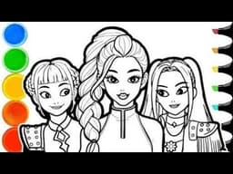 Draw Rumi Step By Step from KPop Demon Hunters#Huntrix from K-pop Demon Hunters#drawing#trend..