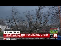 Storms batter Northeast Ohio, bringing down power lines leaving thousands in the dark