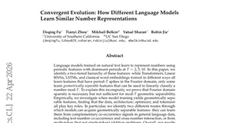 Convergent Evolution: How Different Language Models Learn Similar Number Representations